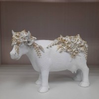 Статуэтка Корова в цветах